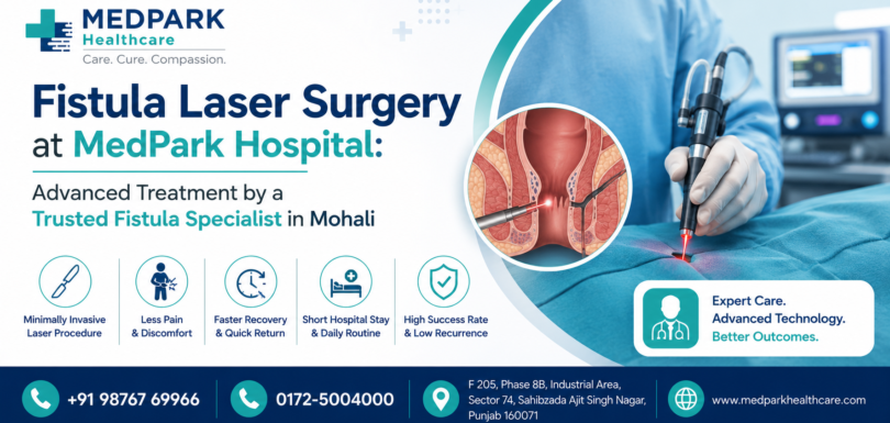 Fistula Laser Surgery at MedPark Hospital Advanced Treatment by a Trusted Fistula Specialist in Mohali