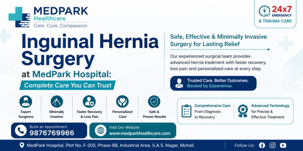 Inguinal Hernia Surgery at MedPark Hospital Complete Care You Can Trust
