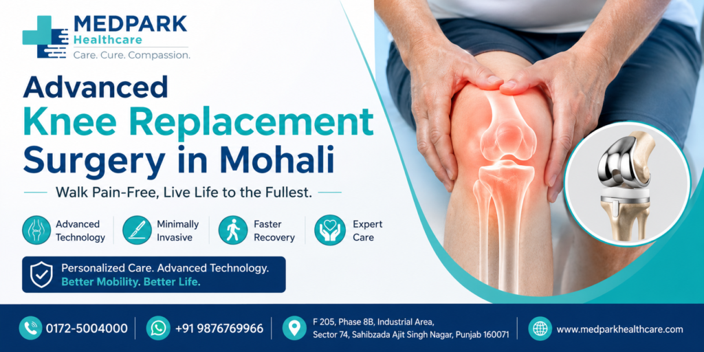 Advanced Knee Replacement Surgery in Mohali – MedPark Hospital