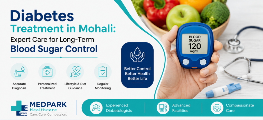 Diabetes Treatment in Mohali Expert Care for Long-Term Blood Sugar Control