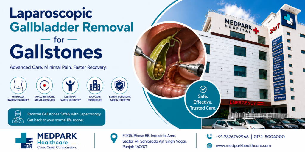 Laparoscopic Gallbladder Removal for Gallstones in Chandigarh and Mohali