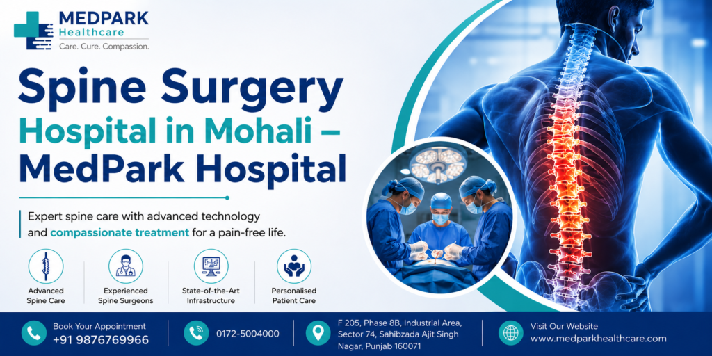 Spine Surgery Hospital in Mohali – Advanced Spine Care at MedPark Hospital