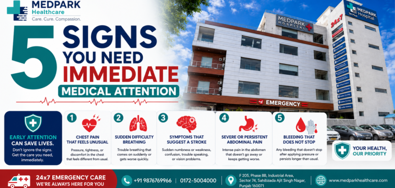 5 Signs You Need Immediate Medical Attention