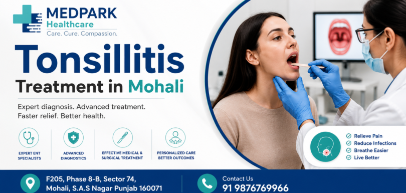 Tonsillitis Treatment in Mohali at MedPark Hospital