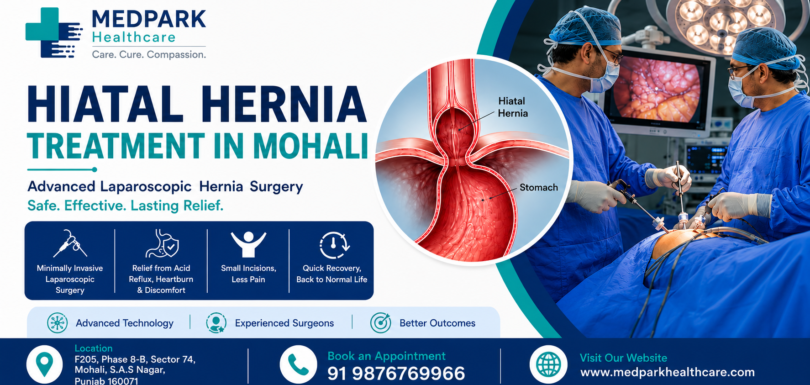 hiatal hernia treatment in mohali at MedPark Hospital
