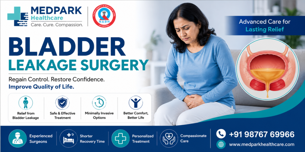 Bladder Leakage Surgery at MedPark Hospital Mohali