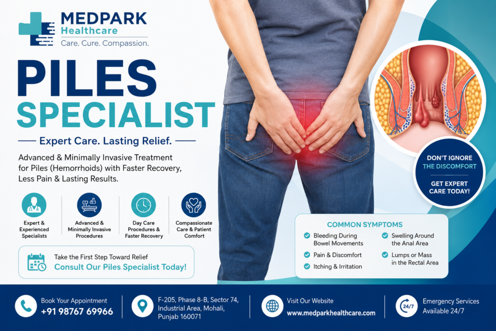 piles specialist in chandigarh at MedPark Hospital