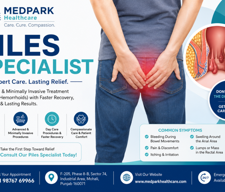 piles specialist in chandigarh at MedPark Hospital