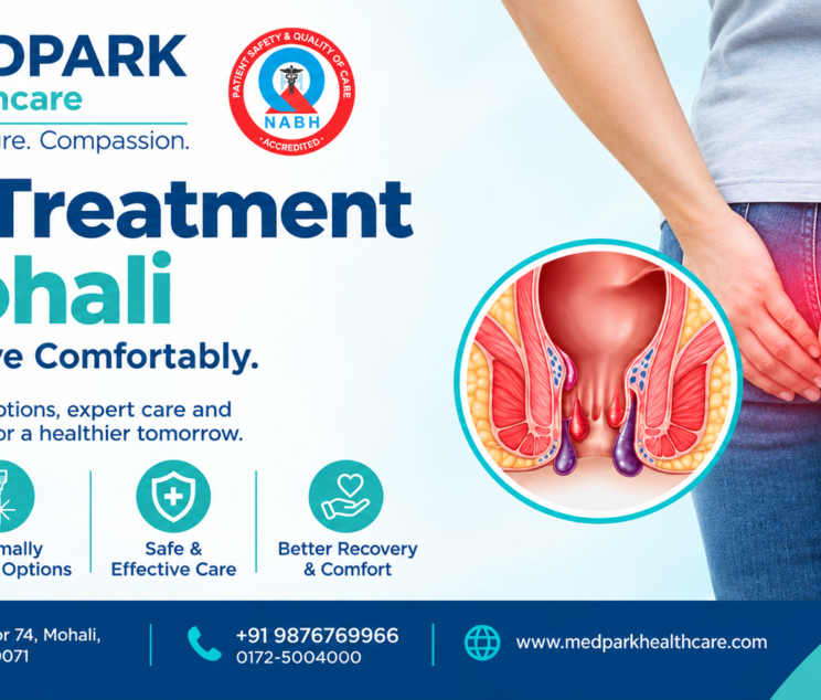 Internal piles treatment at MedPark Hospital Mohali