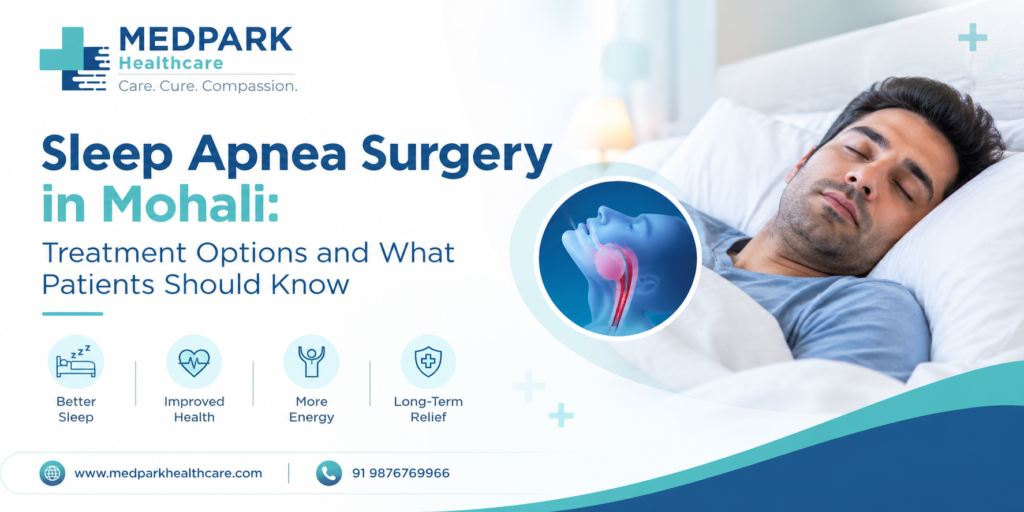 Sleep Apnea Surgery in Mohali at MedPark Hospital
